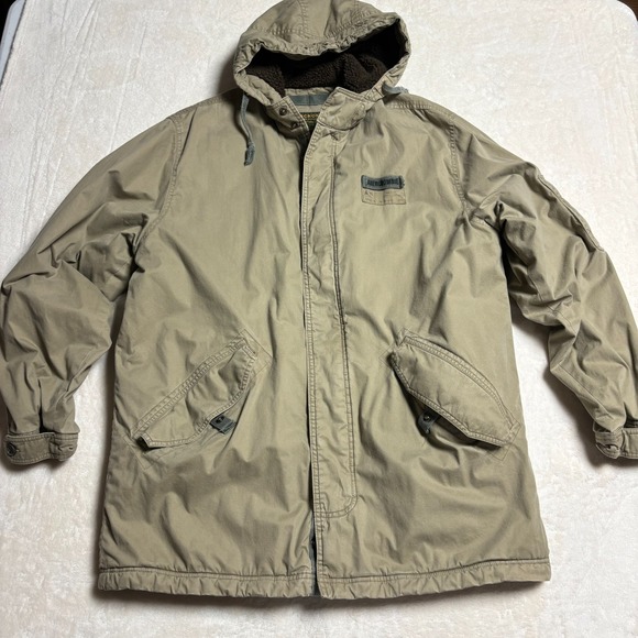 Abercrombie & Fitch Other - Abercrombie and Fitch Vintage Y2K Military Field Hooded Jacket Mens Medium